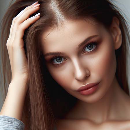 여성-가르마-탈모