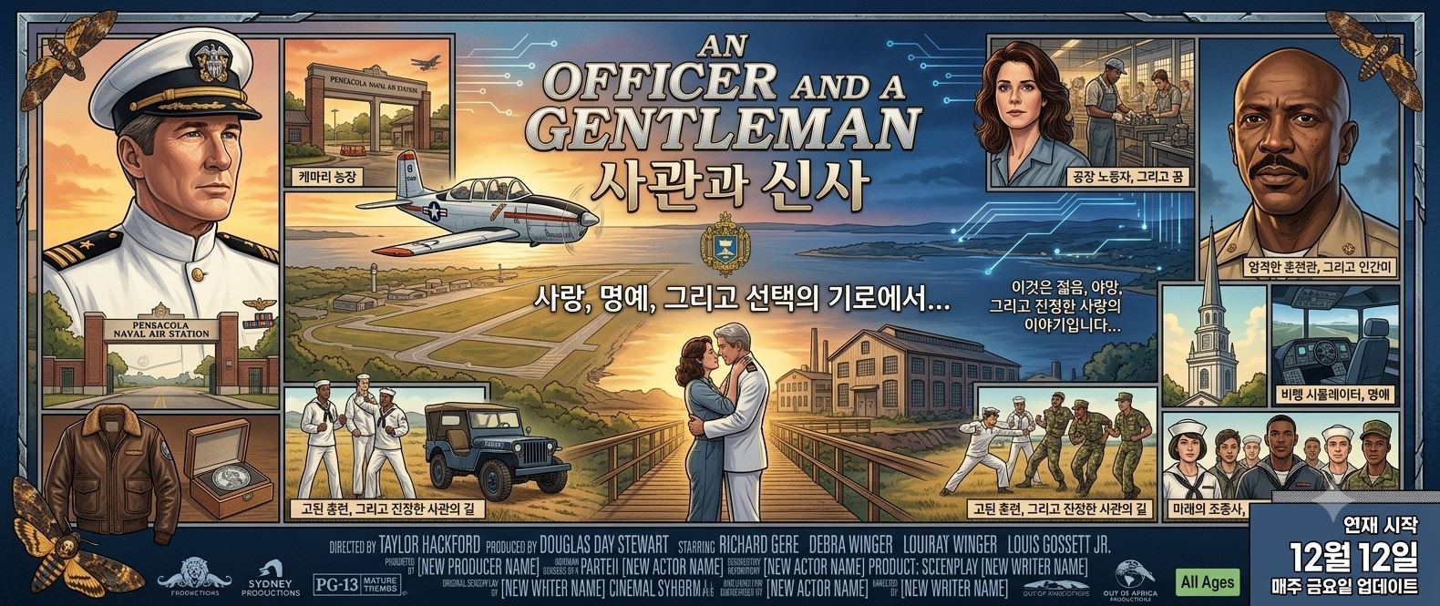 사관과 신사 영화 포스터