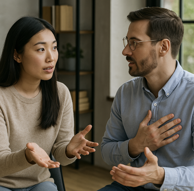 진심이 통하는 대화 상황