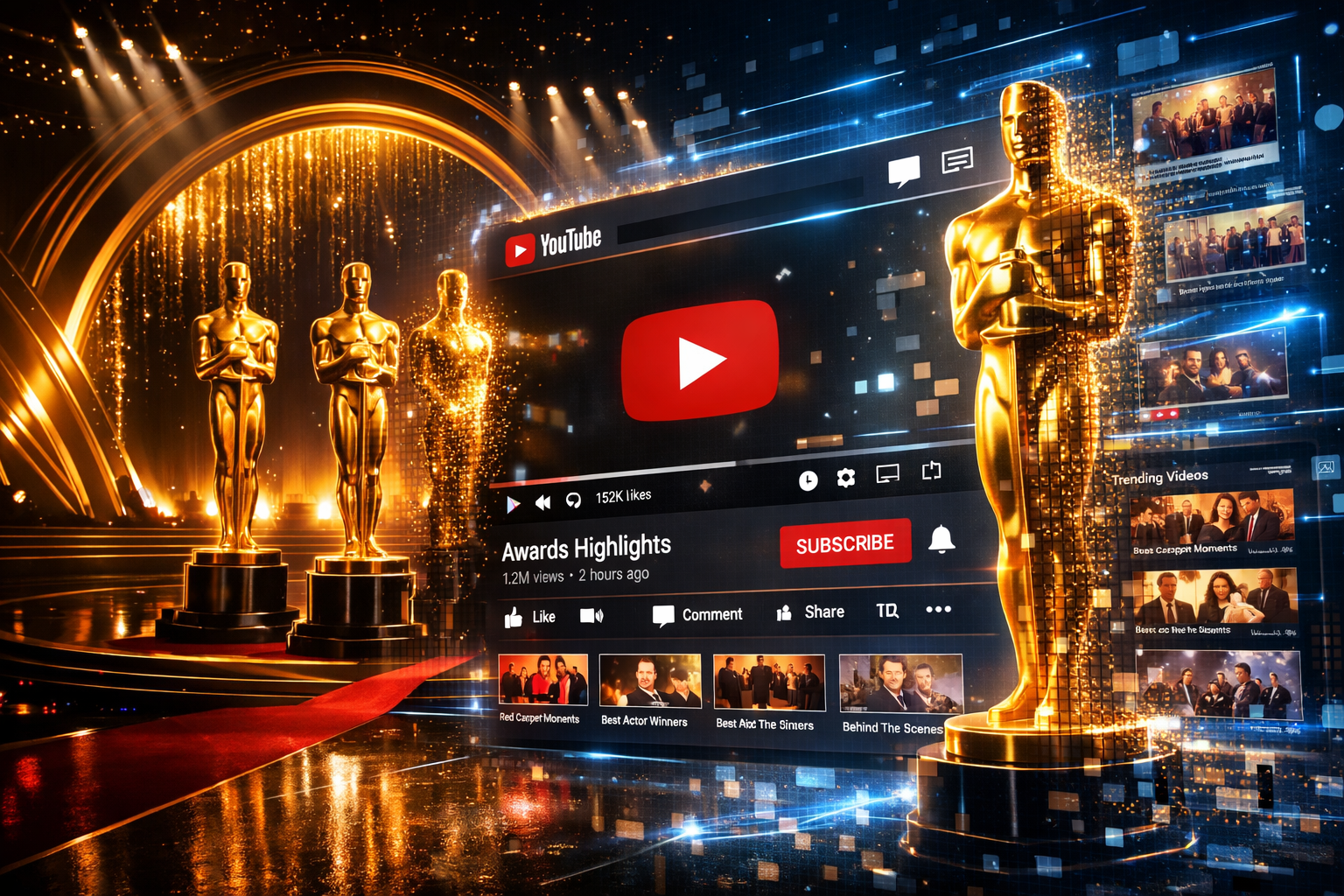 &ldquo;오스카 지상파 종료 선언, 유튜브 독점 중계가 바꾸는 미디어&middot;주식 판도&rdquo;