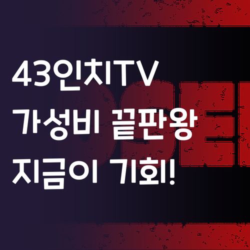 가성비 끝판왕 위드라이프 43인치 T..