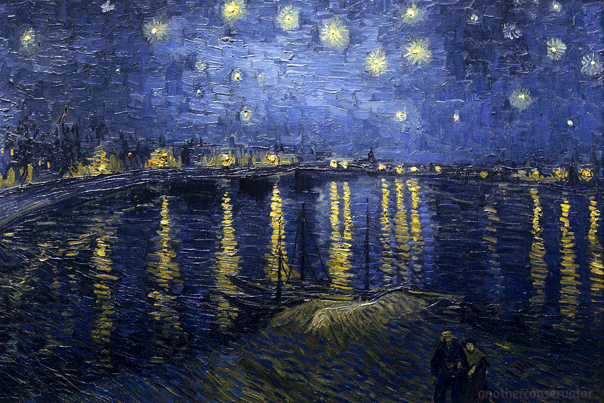 론 강 위로 별이 빛나는 밤(Starry Night Over the Rhone)