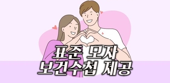 표준 모자보건수첩 제공