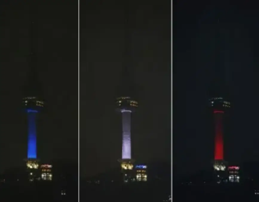 임영웅영화-남산서울타워-점등행사-남산서울타워 조명의비밀