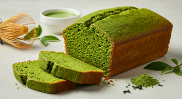 말차 파운드 케이크