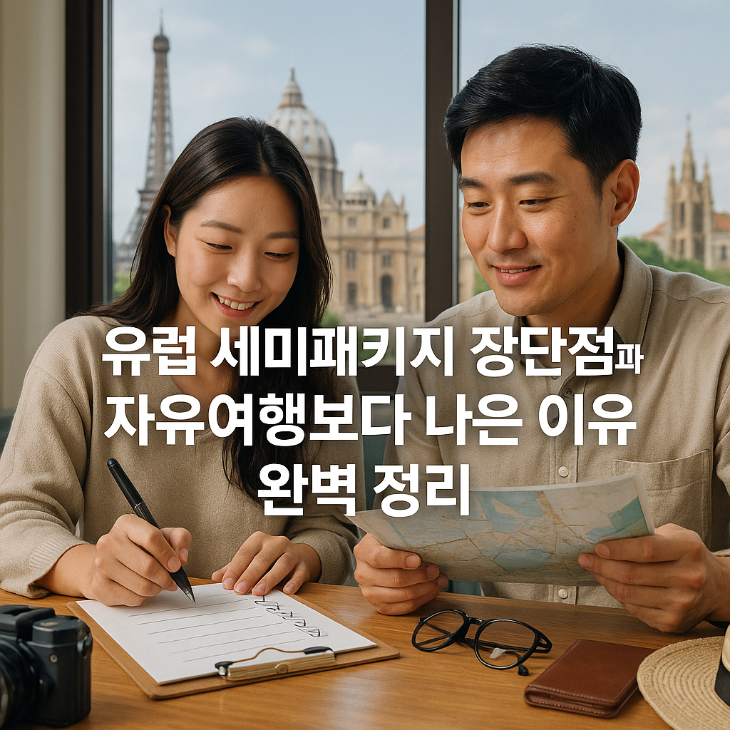 유럽 세미패키지 장단점과 자유여행보다 나은 이유 완벽 정리