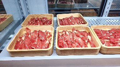 샤브용 고기 사진