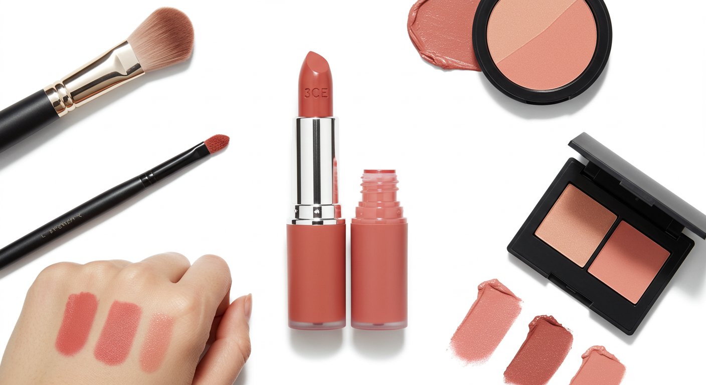 "3CE 웨이백 활용법, 립앤치크부터 믹스매치까지!"