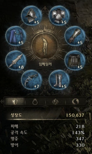 나크 창 캐릭터 스펙