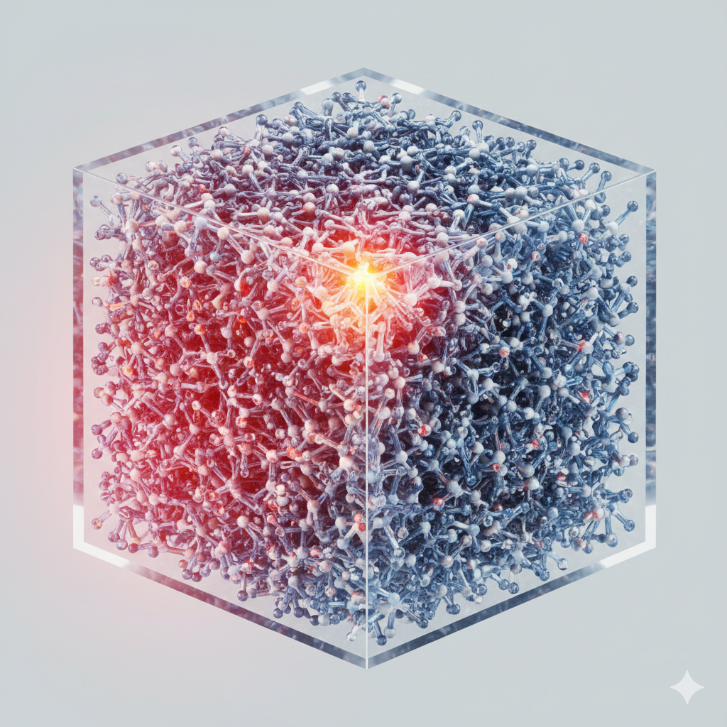 고온 견디는 인덕션 전용 세라믹 글라스(결정화 유리)의 입자 구조 및 내열 특성 이미지