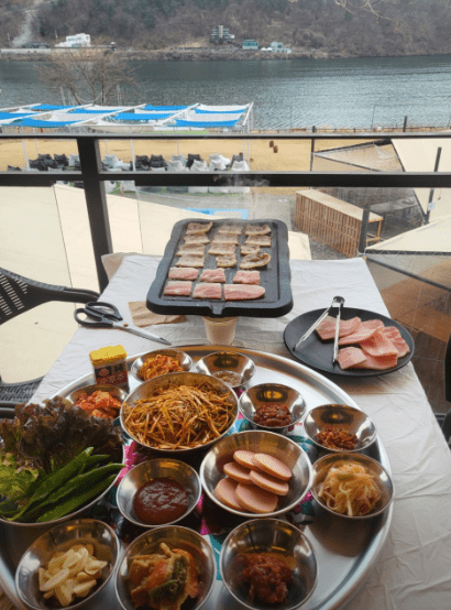 북한강 맛집 "더드림핑 드림골" 음식