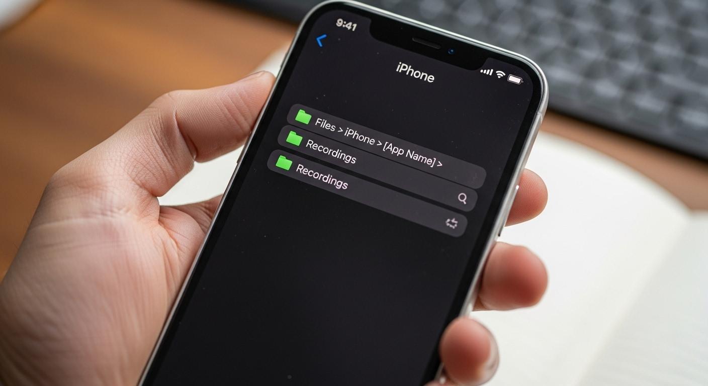 아이폰 통화녹음 저장 경로