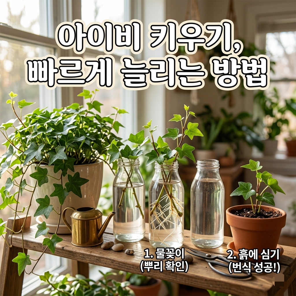아이비 키우기, 빠르게 늘리는 방법