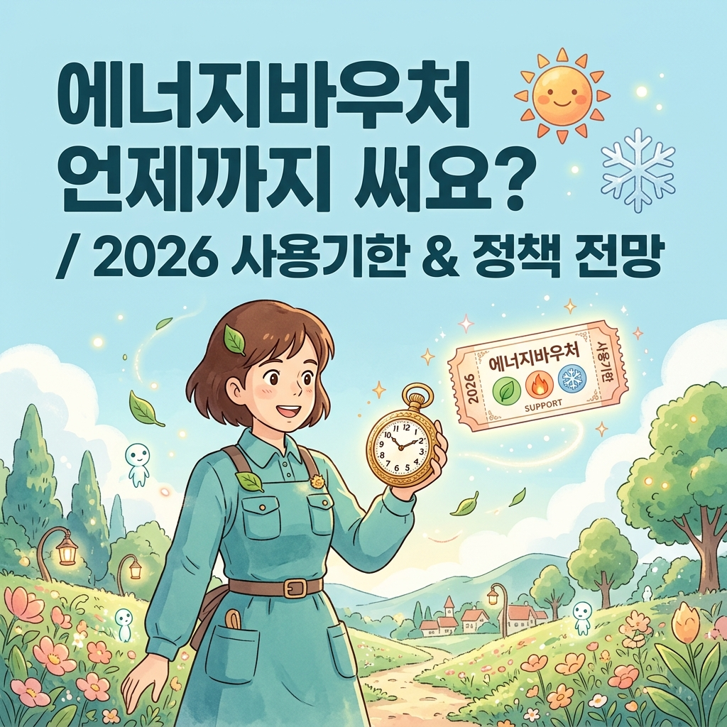 2026년 에너지바우처 사용기한 및 미래 정부 복지 정책 변화 전망