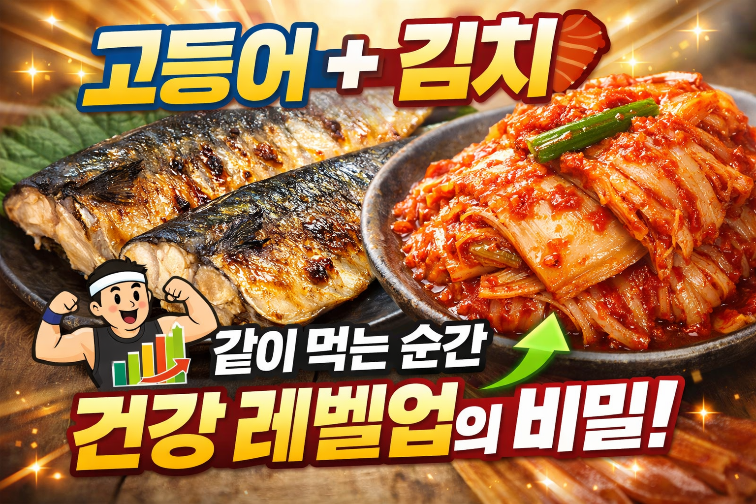 고등어와 김치