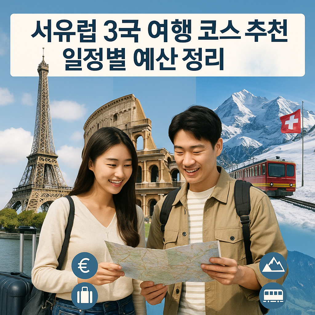 서유럽 3국 여행 코스 추천과 일정별 예산 정리