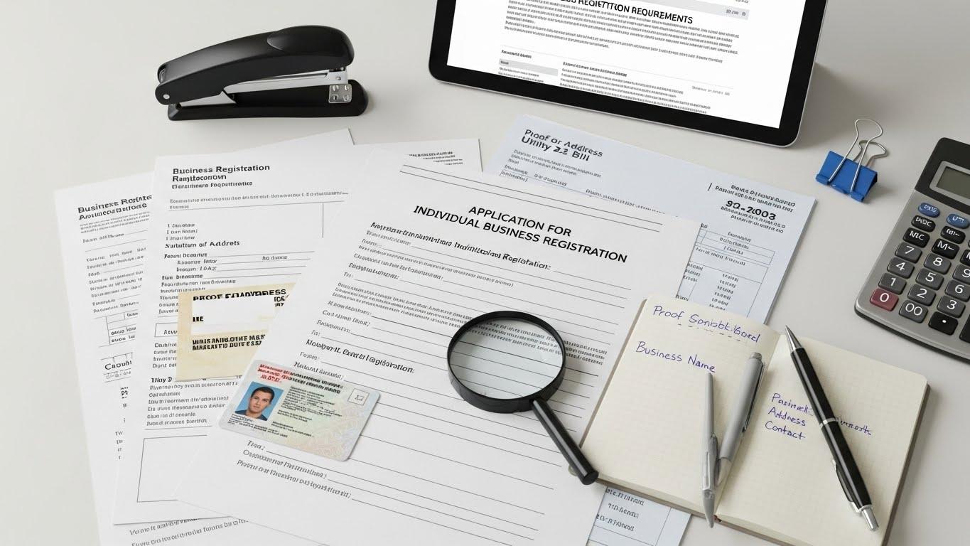 개인사업자 등록절차 서류
