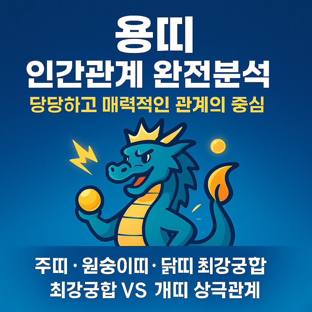 용띠의 인간관계 완전분석 - 당당하고 매력적인 관계의 중심