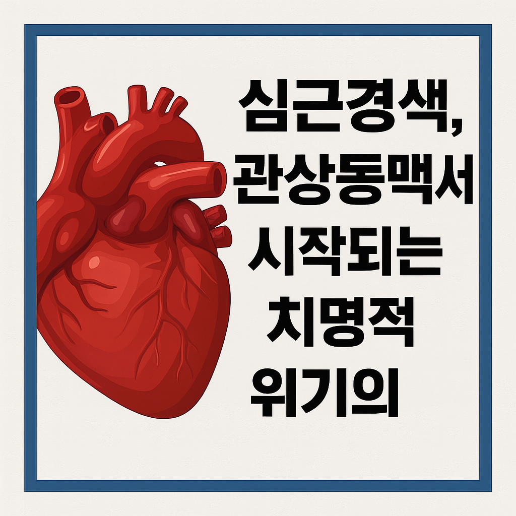 심근경색, 관상동맥에서 시작되는 치명적 위기의 메커니즘