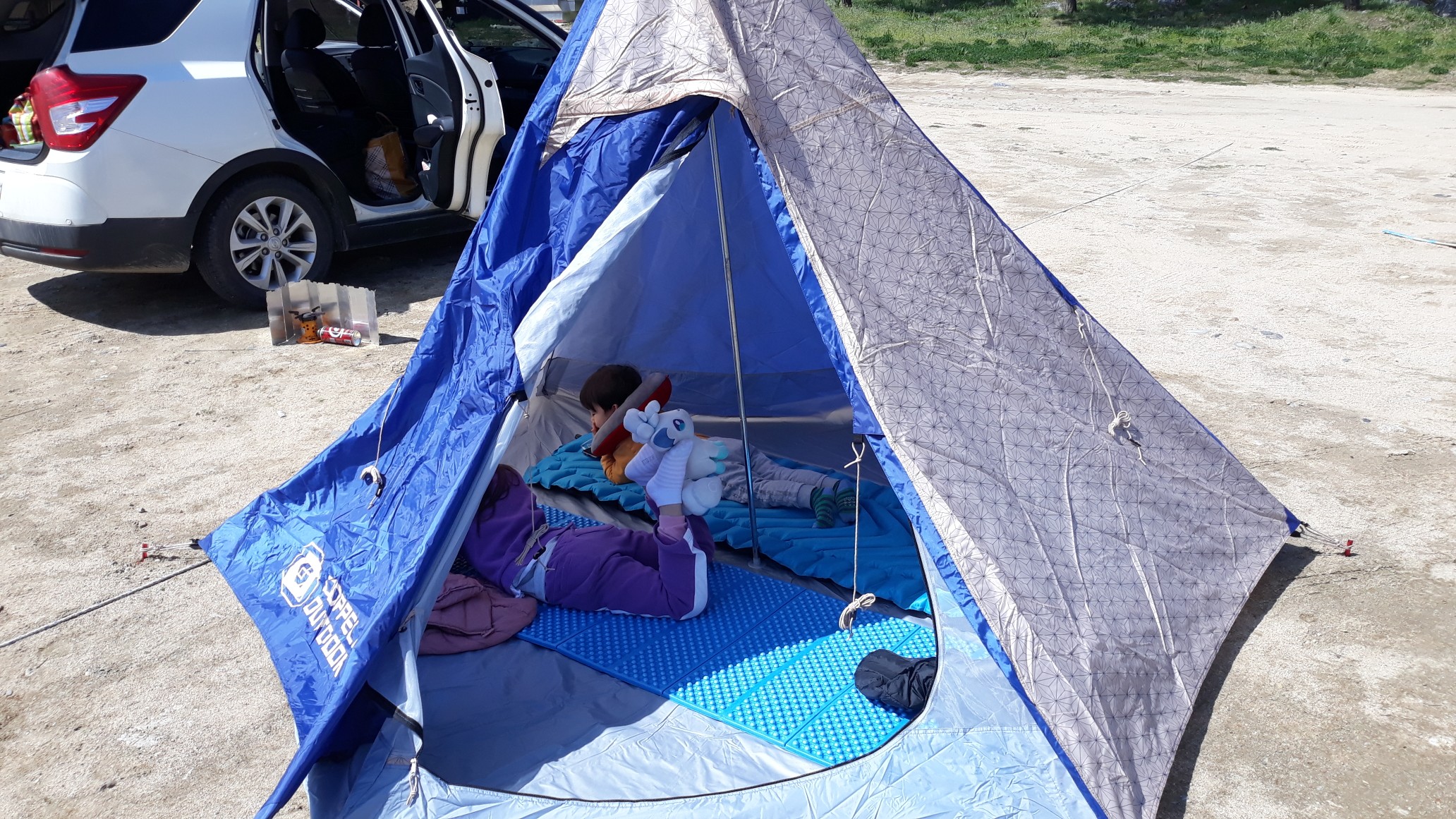 괴산목도강수욕장