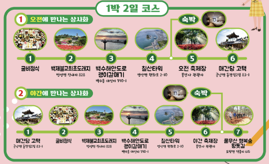 영광군 투어 1박 2일 투어