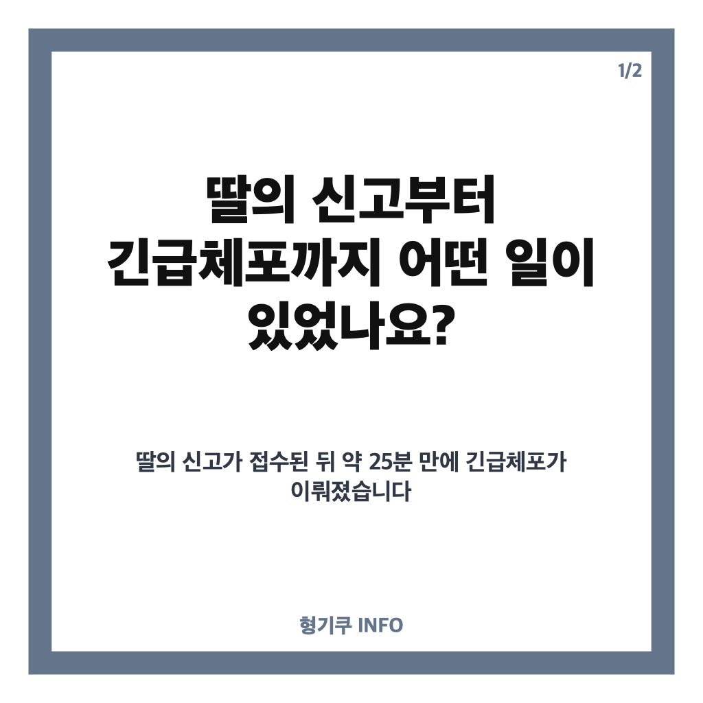 서울 강서구 모친 살해 사건, 딸의 신고부터 긴급체포까지&hellip;현재 확인된 사실 카드뉴스 1