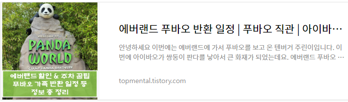 에버랜드 푸바오 반환 일정 - 푸바오 직관 / 아이바오 쌍둥이 반환?