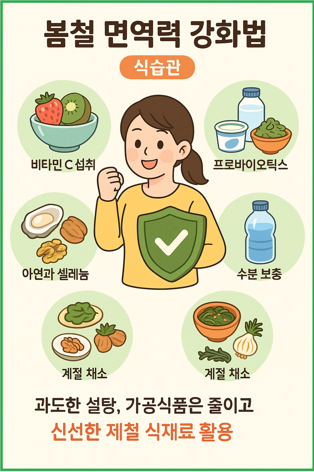 봄철 면역력 강화법