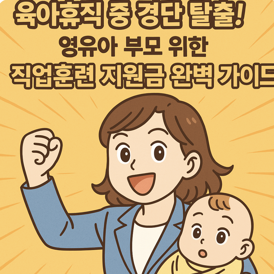 경단맘을 위한 직업훈련 지원금 완벽 가이드