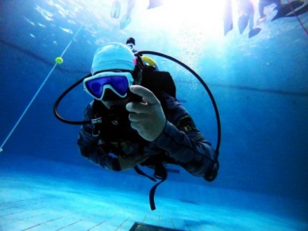 수중에서 호흡하는