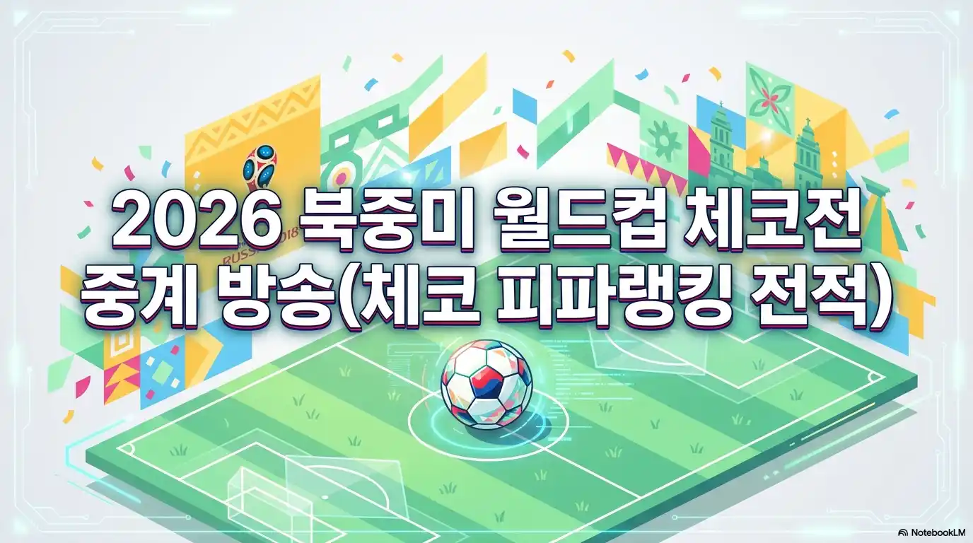 2026 북중미 월드컵 한국 체코전 중계 방송 시간 체코 피파랭킹 전적 정보