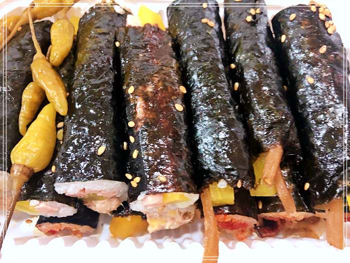 토밥 좋아&#44; 토요일은 밥이 좋아 속초&#44; 중앙시장 명태회 품은 꼬마김밥&#44; 청어알 꼬마 김밥&#44; 로제 떡볶이 맛집