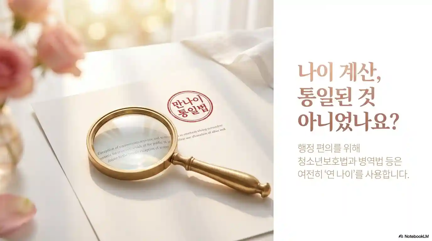 만 나이 통일 법 후 달라진 점