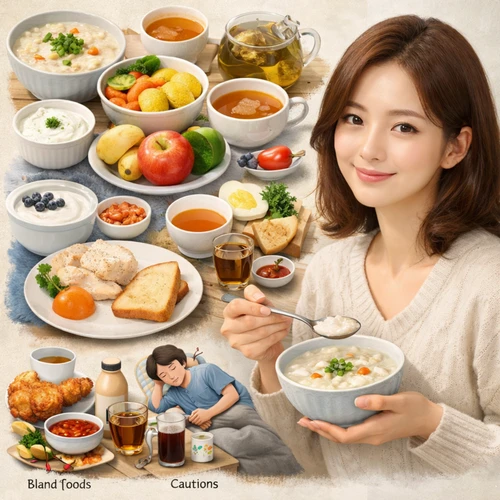 급성 장염에 좋은 음식 구성