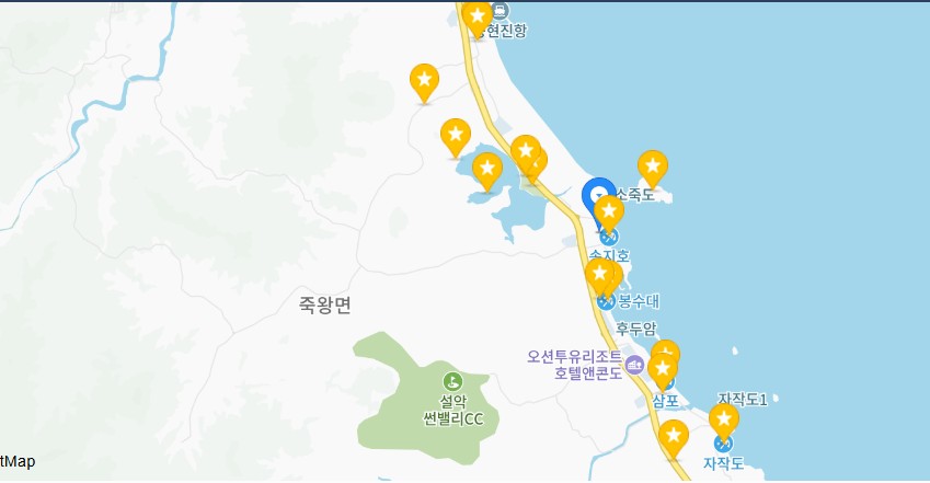 고성 송지호 해변 