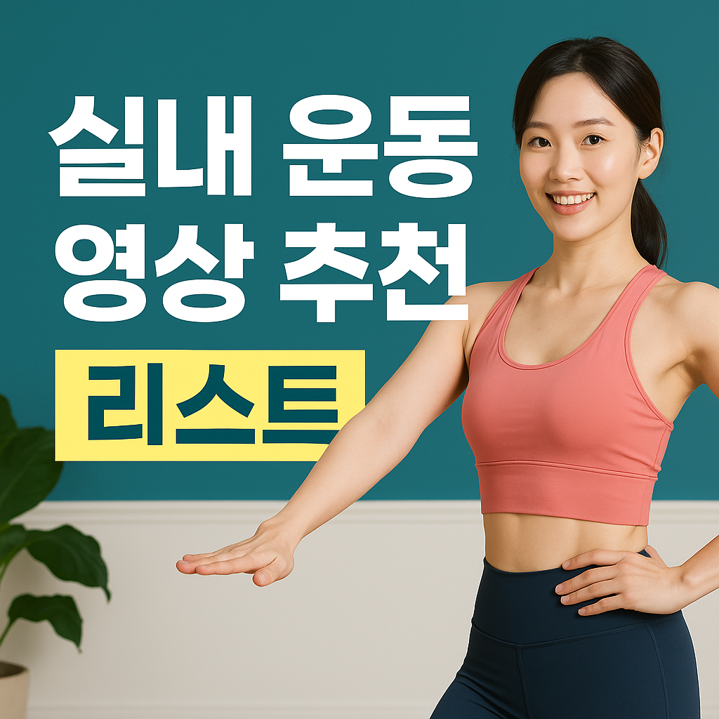실내 운동 영상 추천 리스트