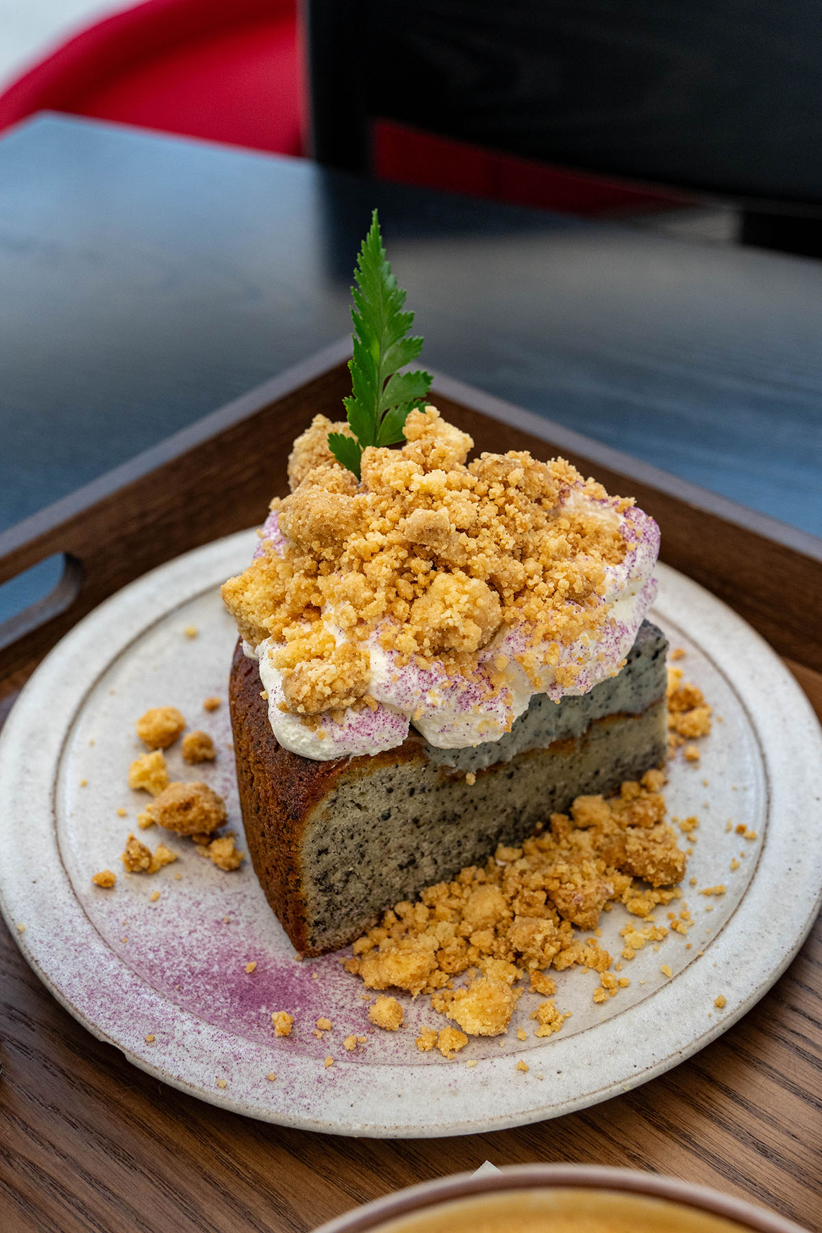 카페 무목 흑임자 크럼블 갸또