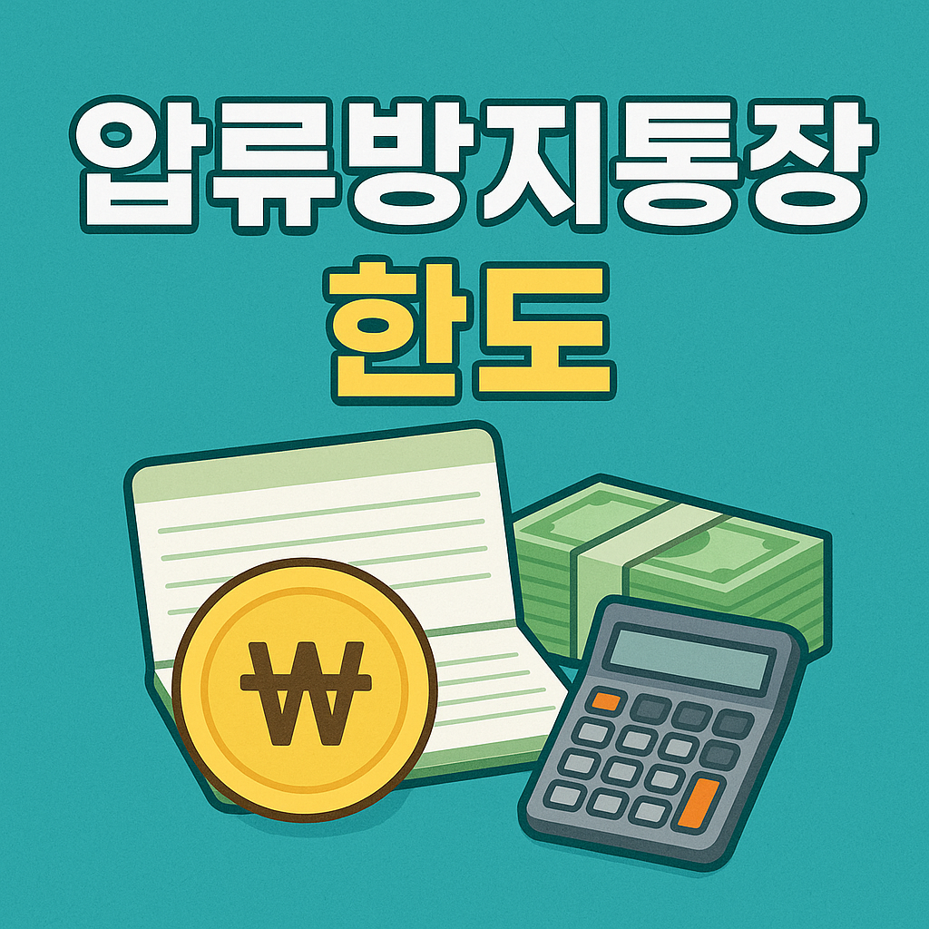 압류방지통장 한도