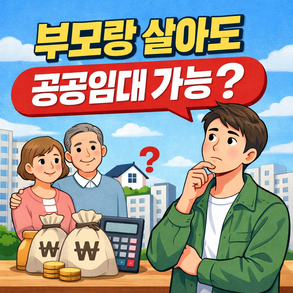 청년 공공임대주택 부모랑 살아도 가능할까 관련 사진