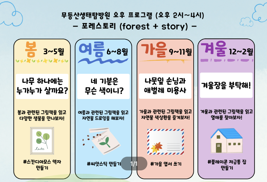 무등산 생태탐방원 예약 이용방법