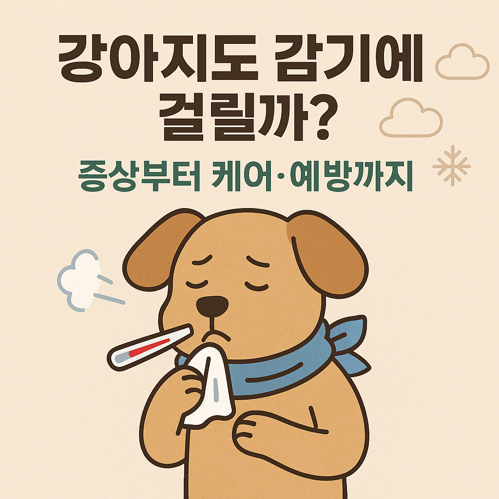 강아지도 감기걸릴까