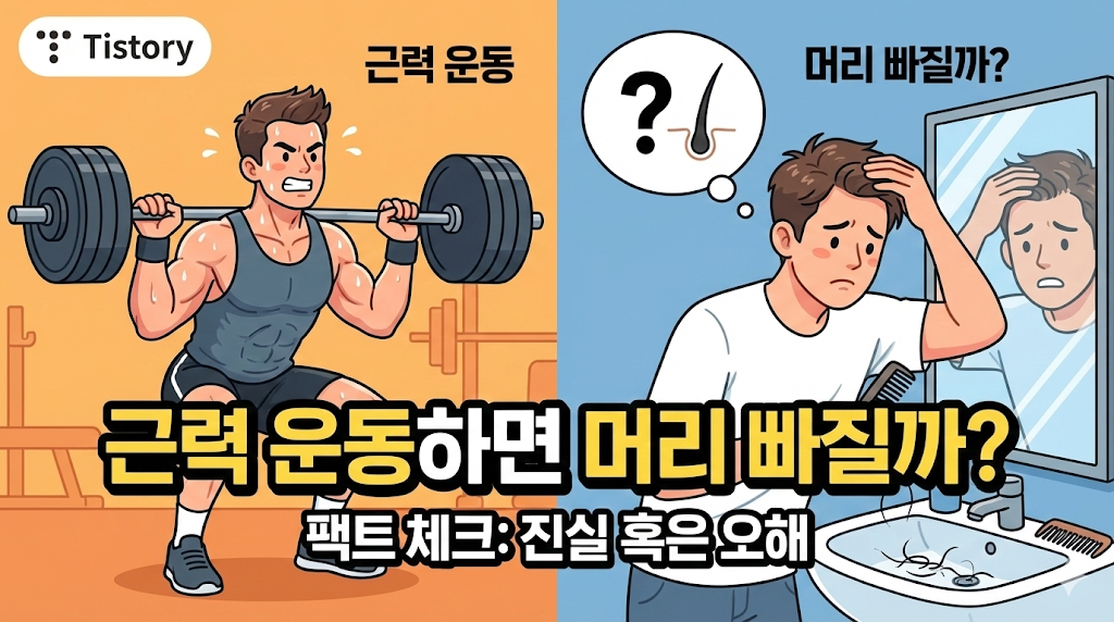 근력 운동 탈모 연관