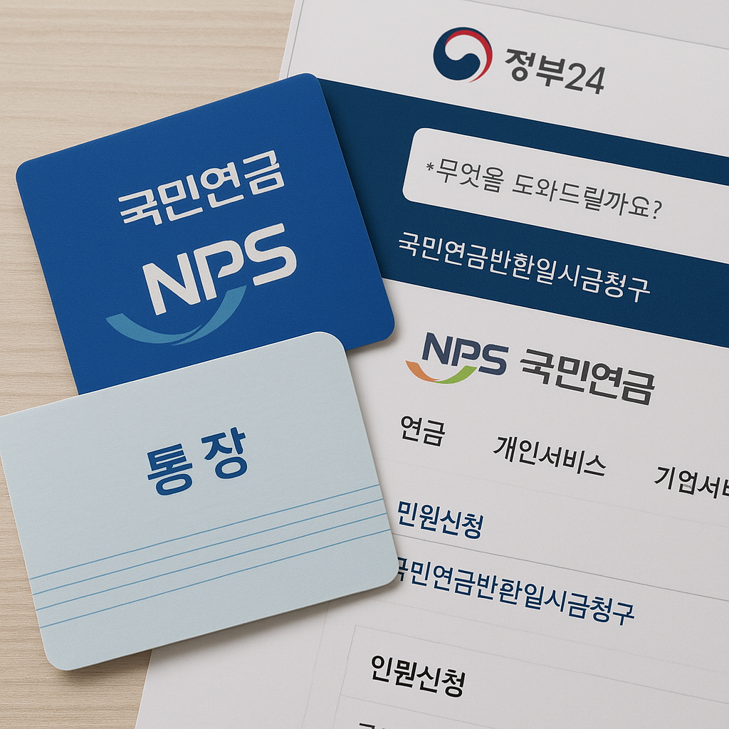 국민연금 반환일시금 신청 방법과 수령 절차 안내