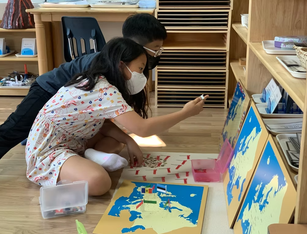 더힘스쿨 몬테소리 문화영역 활동