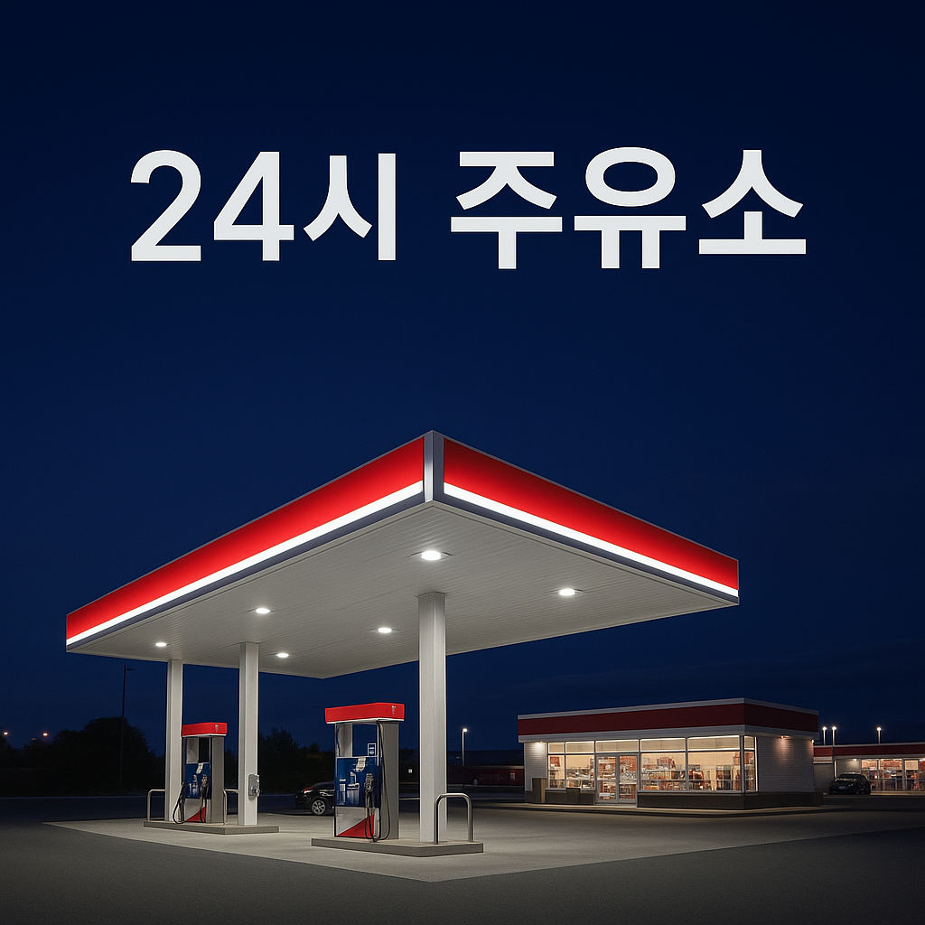 24시 주유소, 언제 어디서나 이용 가능한 생활 필수 정보