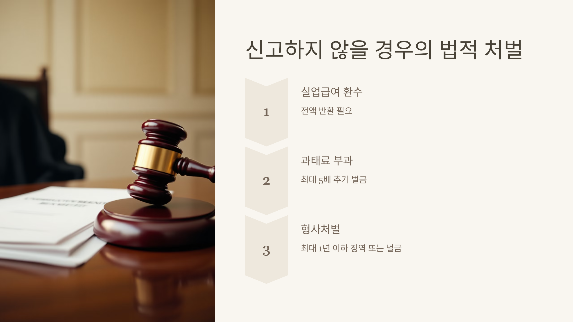 실업급여 수급자의 법적 의무
