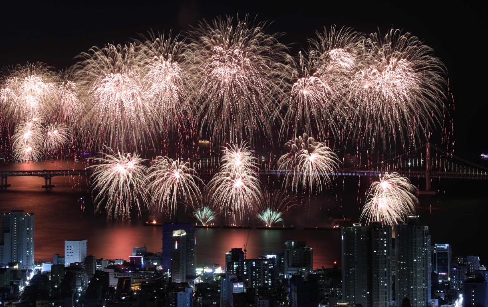 부산불꽃축제사진