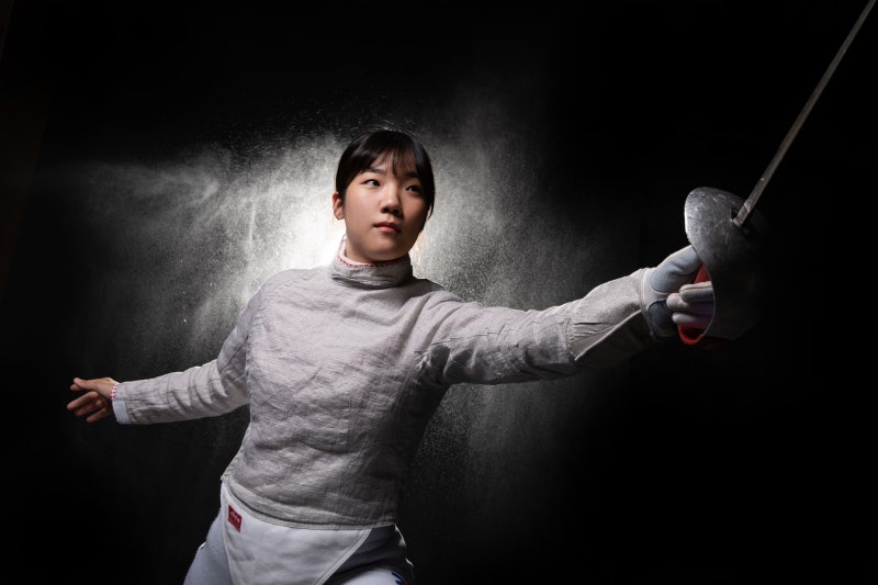 2024 파리올림픽 전하영 펜싱 선수 &amp;#124; 출처: 네이버 스포츠