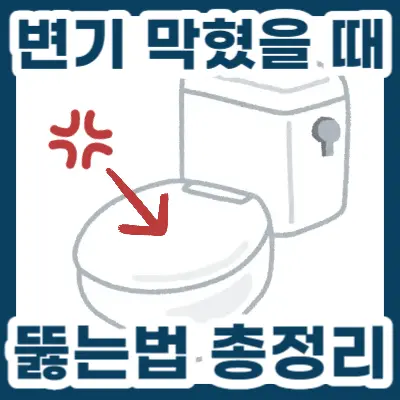 변기 막혔을 때 뚫는 법 썸네일