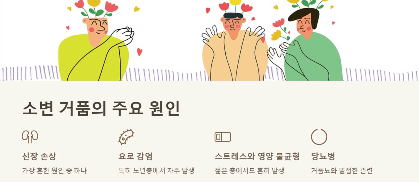 소변 거품 원인 없애는법